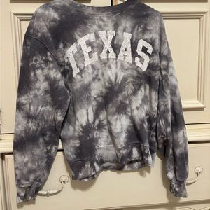 forever 21 gray and white texas crewneck size small
